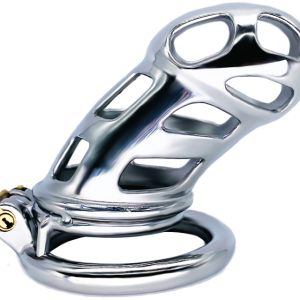 FRRK-90 Round Ring 304 Stainless Steel Chastity Cage