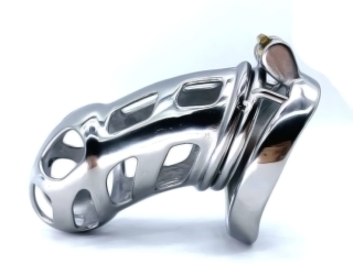 FRRK-90C Curved Ring 304 Stainless Steel Chastity Cage