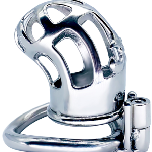 FRRK-92C Curved Ring 304 Stainless Steel Chastity Cage