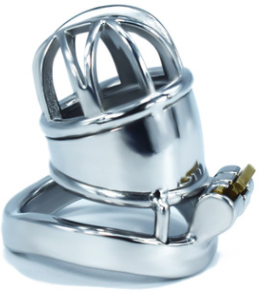 FRRK-94C Curved Ring 304 Stainless Steel Chastity Cage