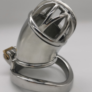 FRRK-95C Curved Ring 304 Stainless Steel Chastity Cage