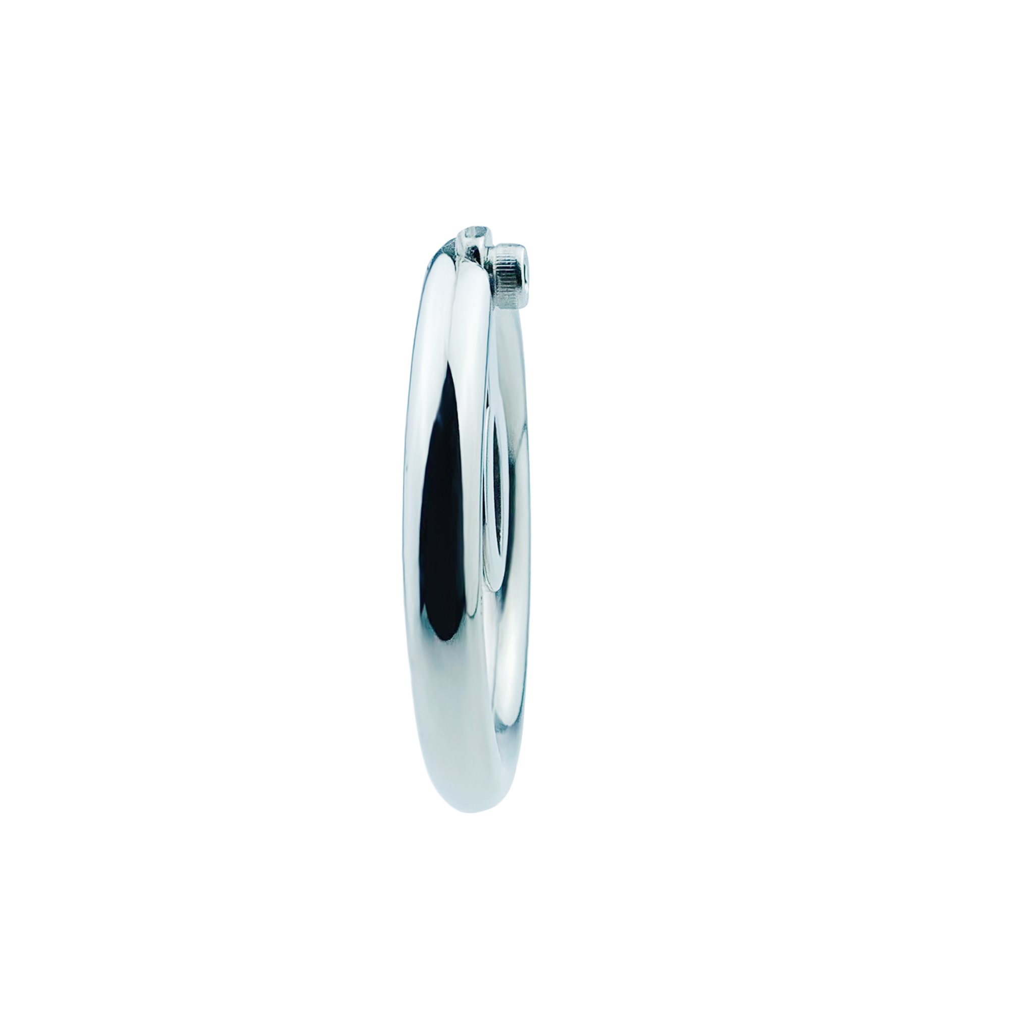 FRRK-135 Round Ring 304 Stainless Steel Chastity Cage - Image 3