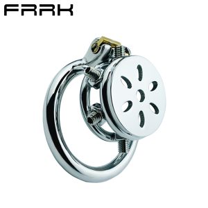 FRRK-134 Round Ring 304 Stainless Steel Chastity Cage