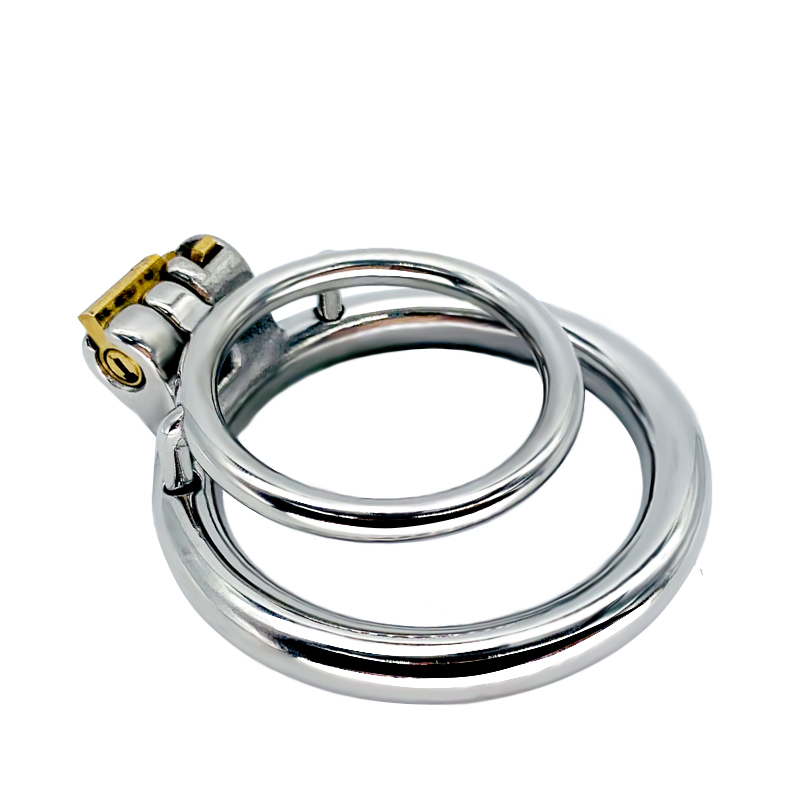 FRRK-122 Round Ring 304 Stainless Steel Chastity Cage - Image 4
