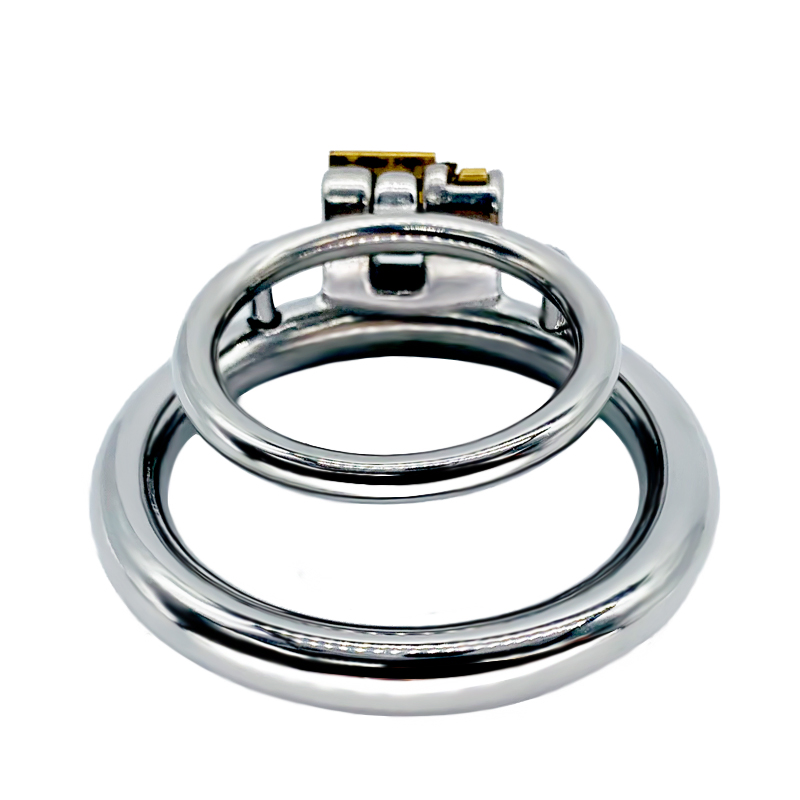 FRRK-122 Round Ring 304 Stainless Steel Chastity Cage - Image 2