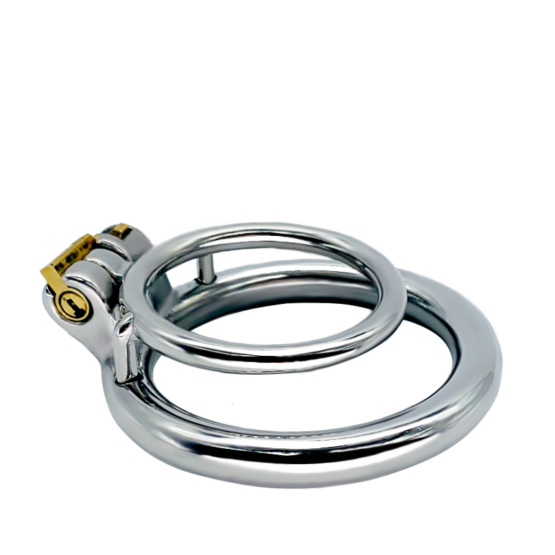 FRRK-122 Round Ring 304 Stainless Steel Chastity Cage - Image 3
