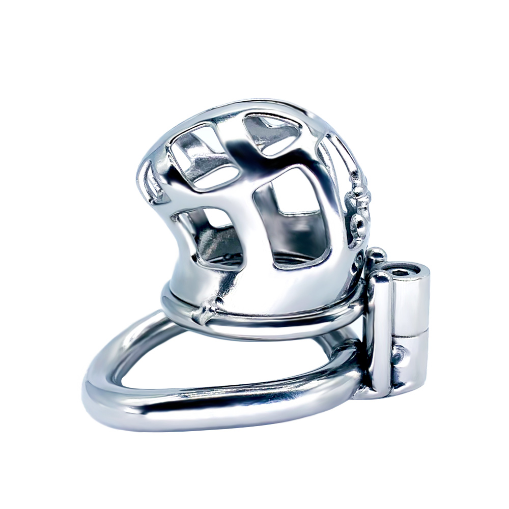 FRRK-91C Curved Ring 304 Stainless Steel Chastity Cage