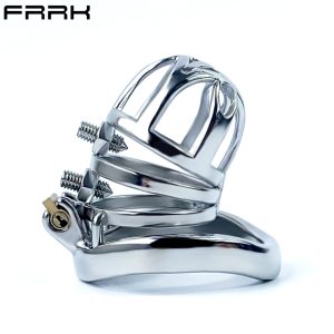 FRRK-99C Curved Ring 304 Stainless Steel Chastity Cage