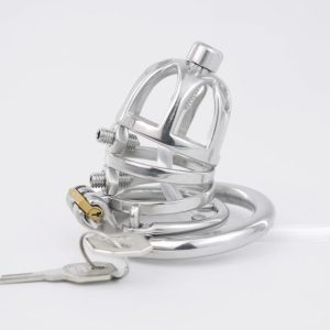 FRRK-99 Round Ring 304 Stainless Steel Chastity Cage