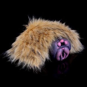 G-F6179 Velvet cat Silicone Vaginal Pussy Toy Furry Masturbator For Men