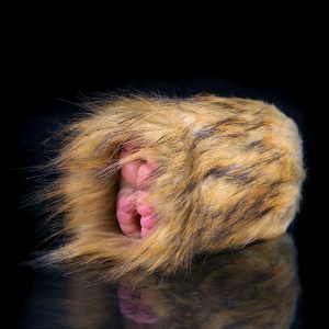 G-F6223 Monkey Shape Fantasy Animal Masturbator, Silicone Vaginal Doll With Furry