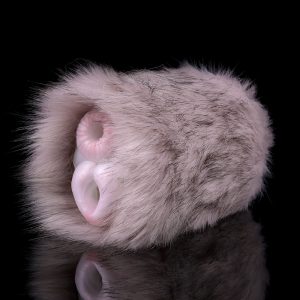 G-F6224 Rabbit Shape Animal Vaginal Doll, Furry Masturbator With Dual-channel