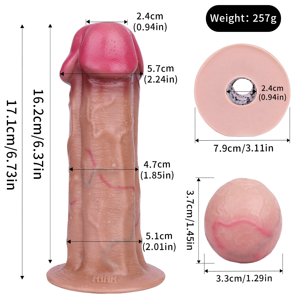 Realistic egg-laying dildo silicone sex toy for women - Image 2