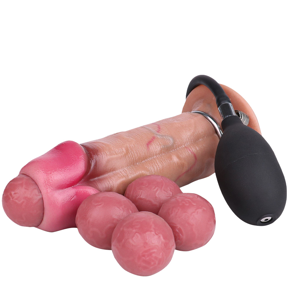Realistic egg-laying dildo silicone sex toy for women - Image 7