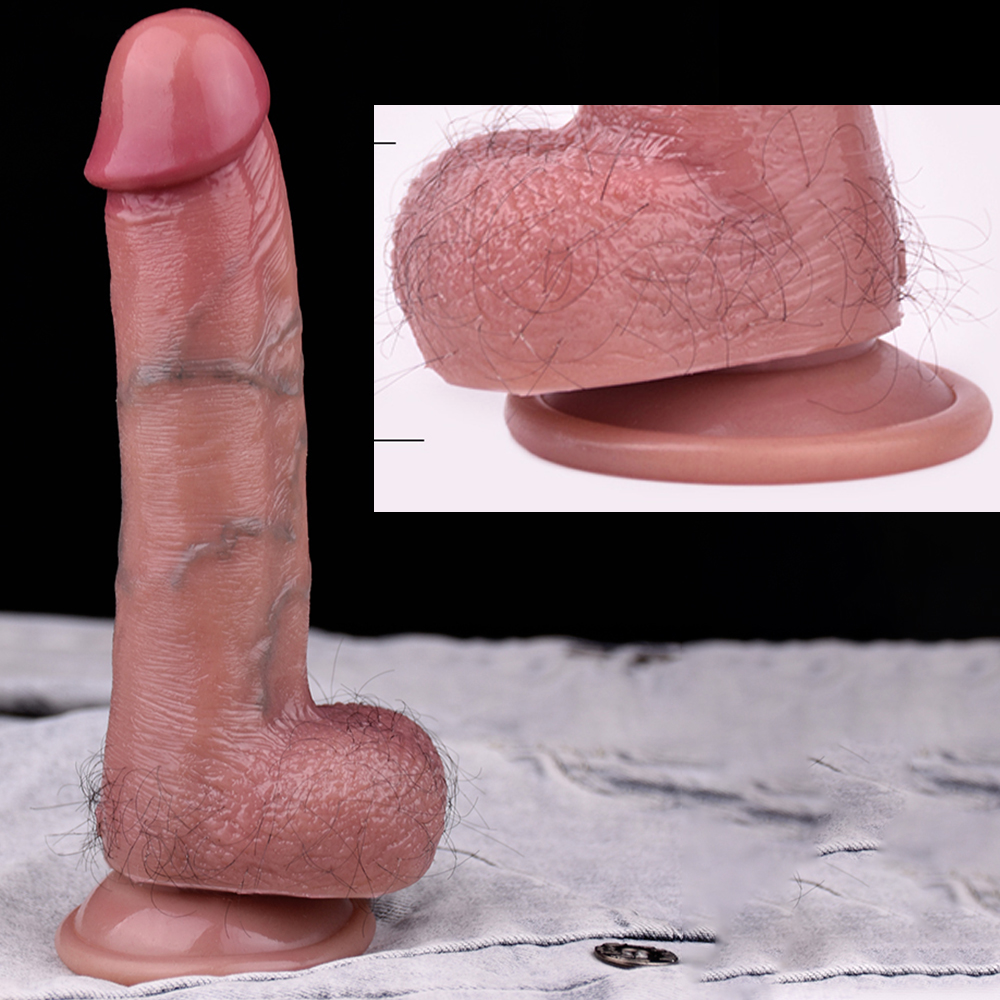 S8004 Simulation Penis Soft Silicone Dildo Women Vaginal Massage Masturbation Toy - Image 5