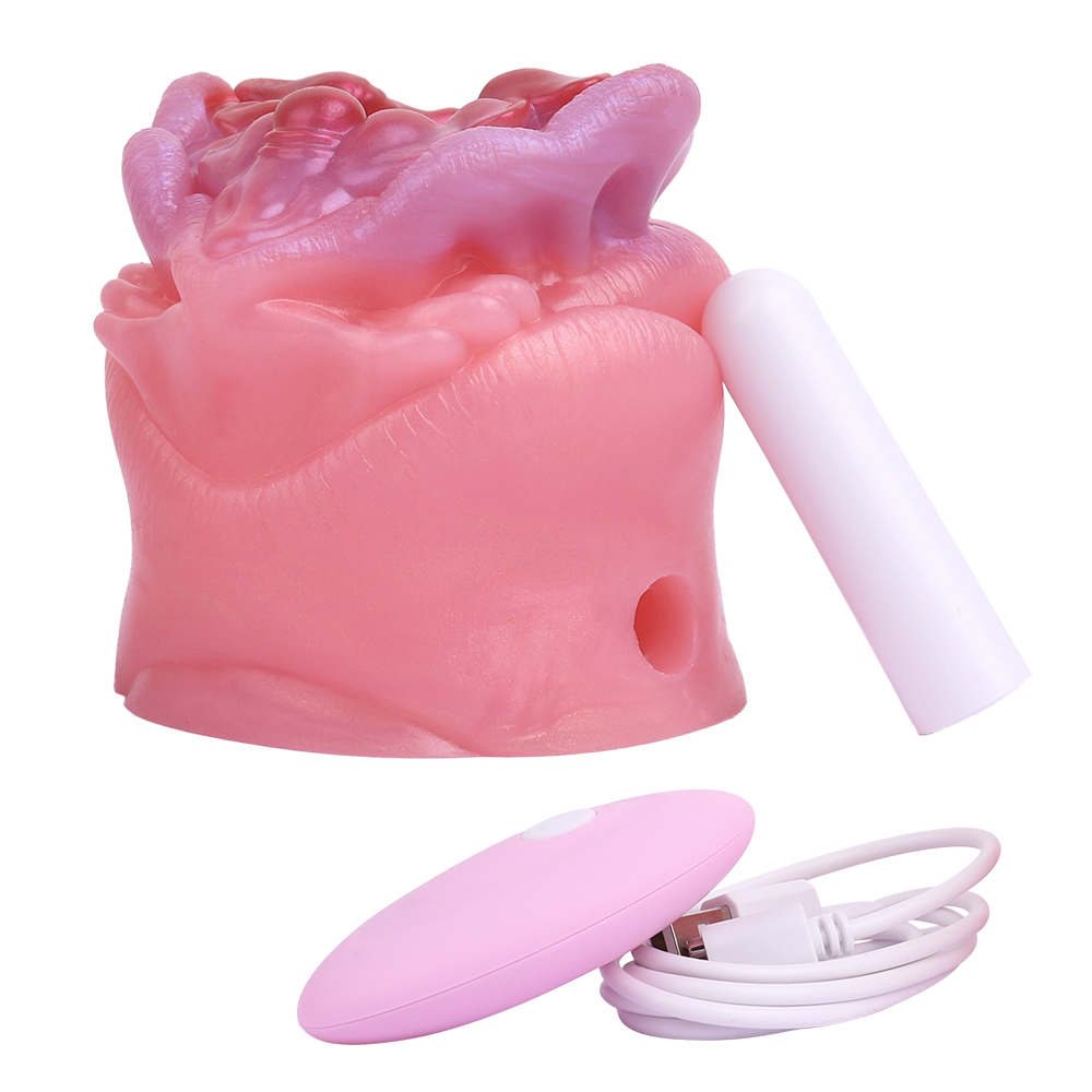GEEBA-V6238 silicone Vibrating Fantasy Masturbators - Image 5