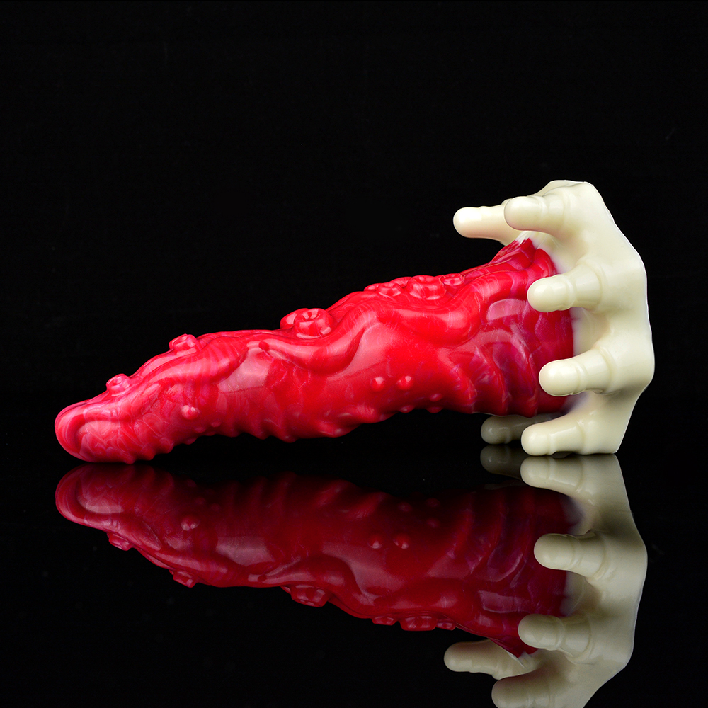 N-5185 Red Devils Cyril Monster Penis Tentacle Silicone Dildo - Image 5