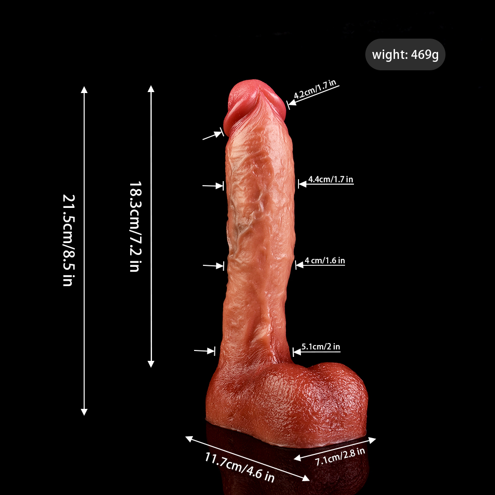 FAAK-G195 Skin Simulation Penis Silicone Dildo Female Vaginal Massage Masturbator - Image 6