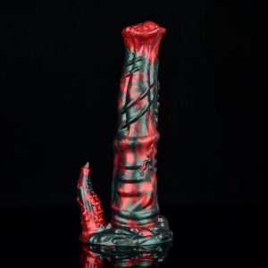 N-5183 Red Devils Monster Dildo Silicone Dildo For Woman Masturbation