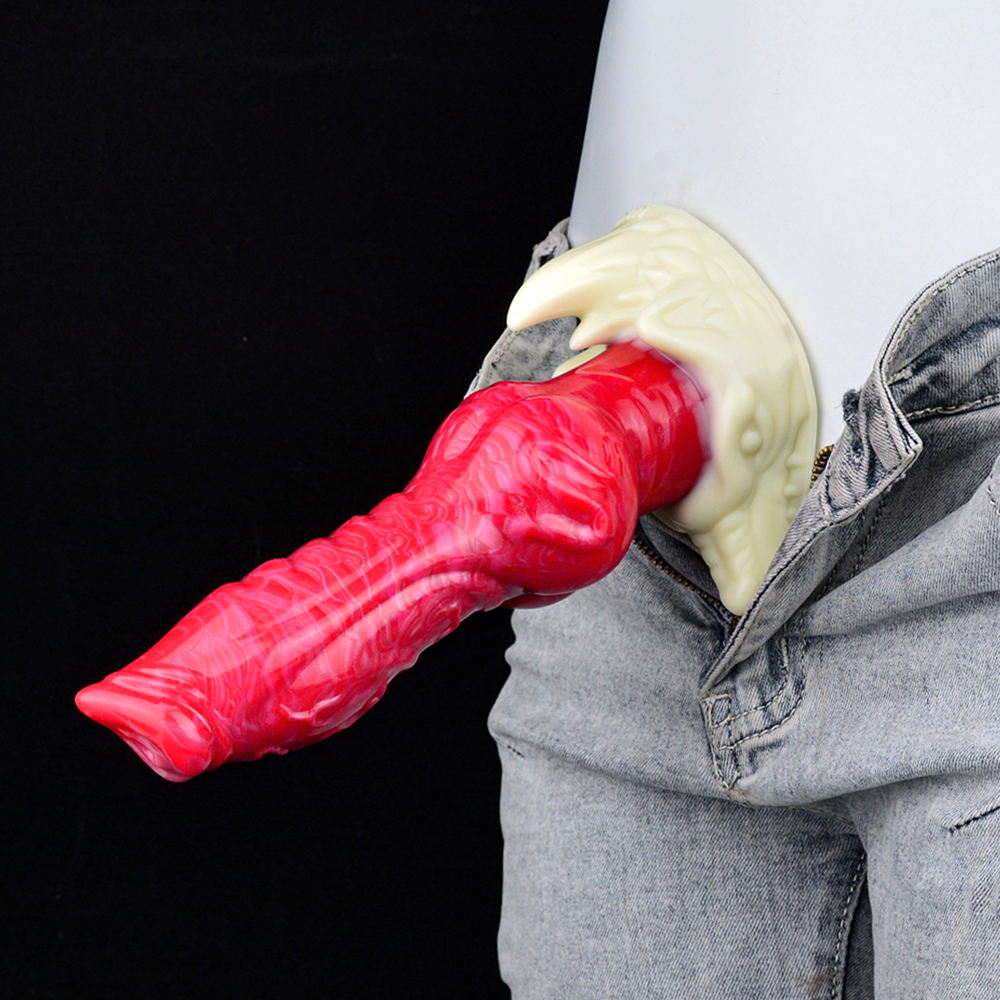 N-5186 Hellfire Dog Gerald Penis Silicone Fantasy Dildo - Image 3