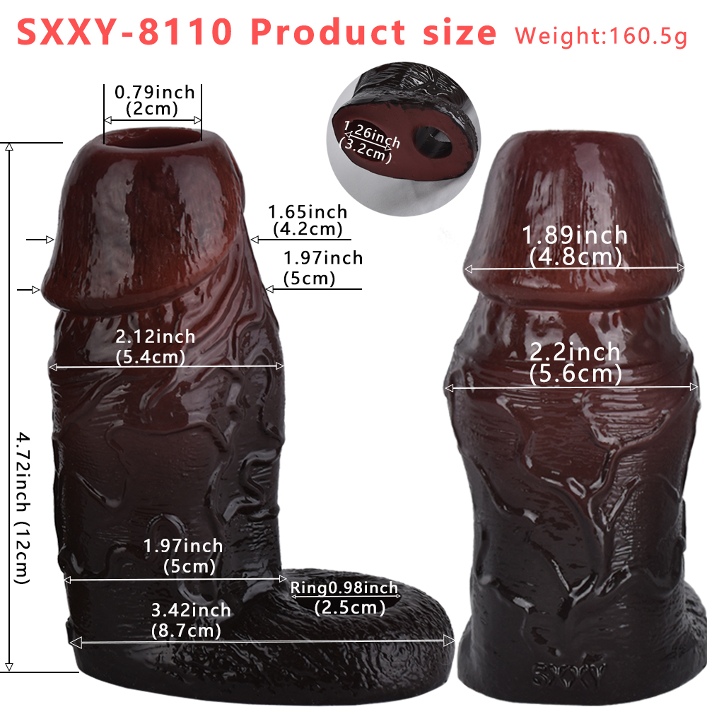 S8110 Mutiple Colors Silicone Penis Sleeve Glans - Image 4