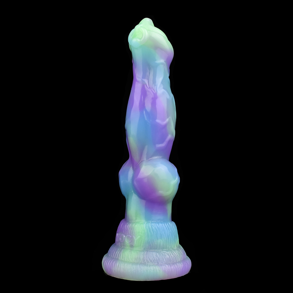 YC-2164LSA Lotus Wolf Penis Woman Masturbatuion Silicone Dildo - Image 2