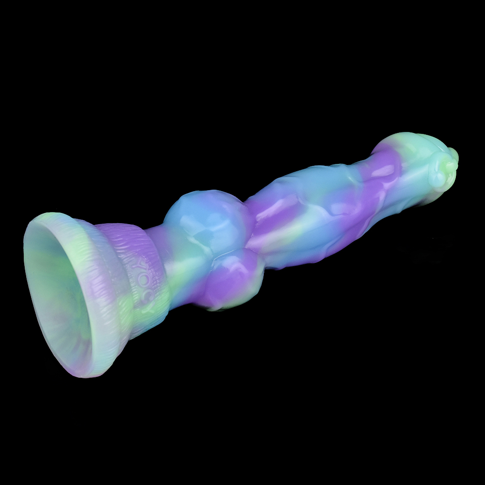 YC-2164LSA Lotus Wolf Penis Woman Masturbatuion Silicone Dildo - Image 5