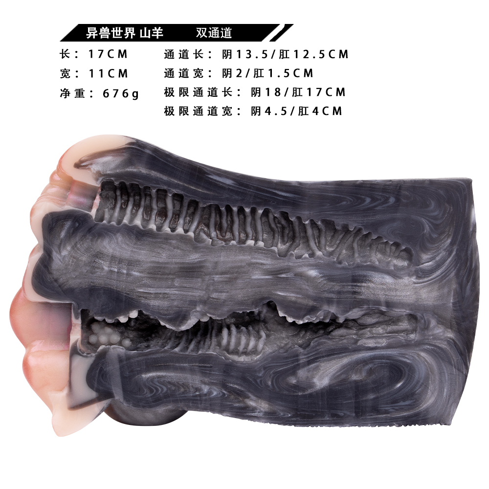 GEEBA G-6191 animal world goat Masturbator for men - Image 3