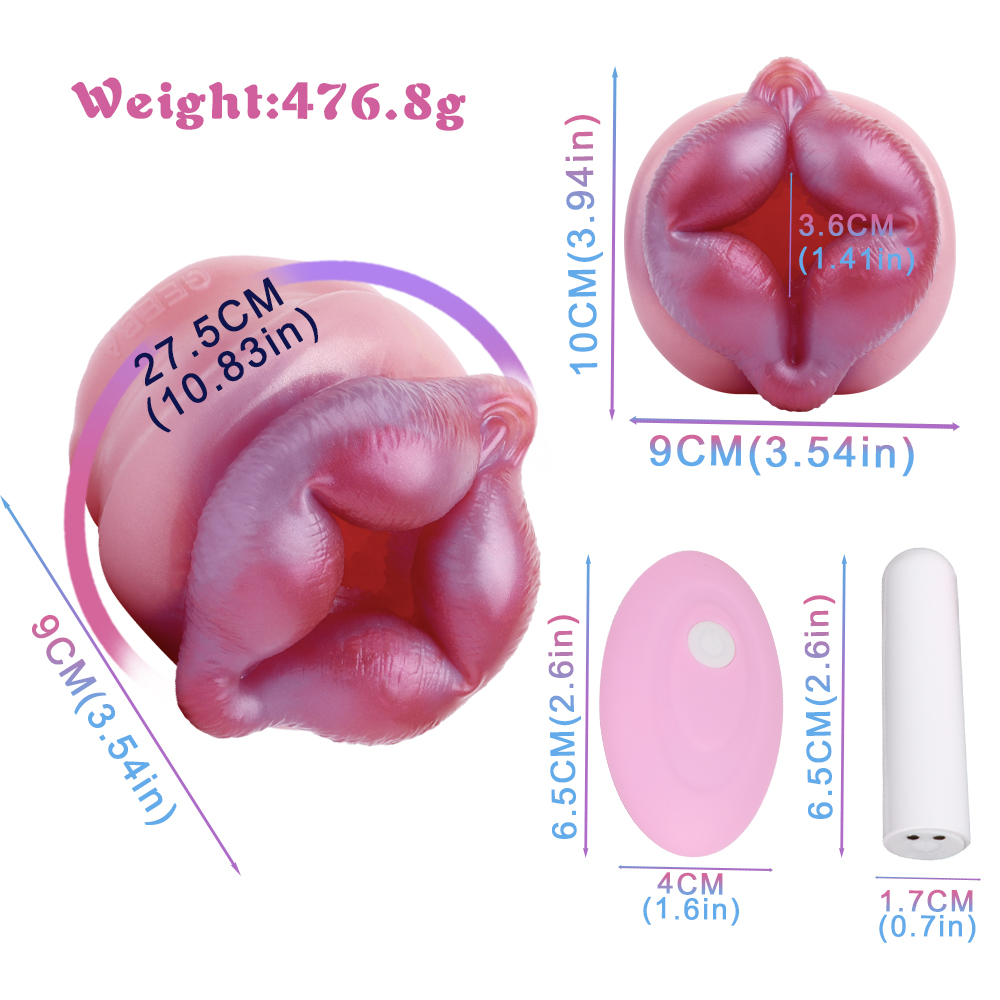 GEEBA-V6237 Bear Vibrating Fantasy Masturbators - Image 2