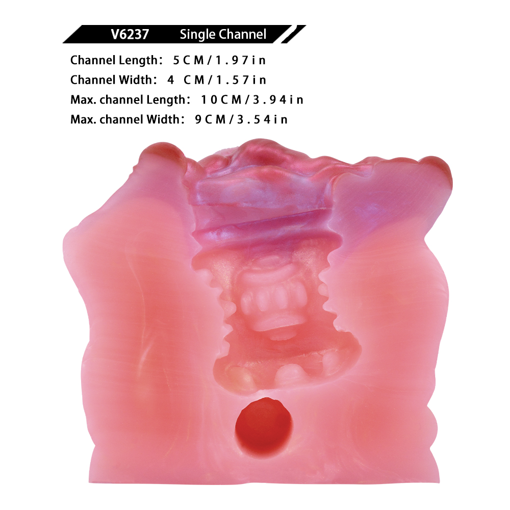 GEEBA-V6238 silicone Vibrating Fantasy Masturbators - Image 3