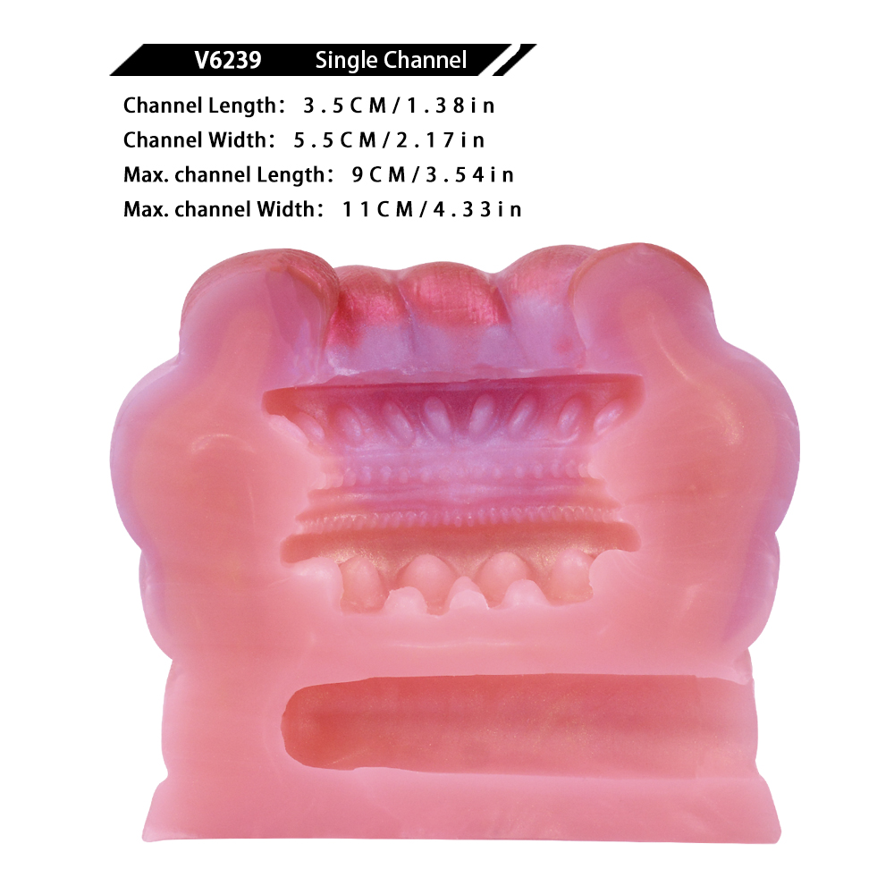 GEEBA-V6239 leopard silicone Fantasy Masturbators - Image 3