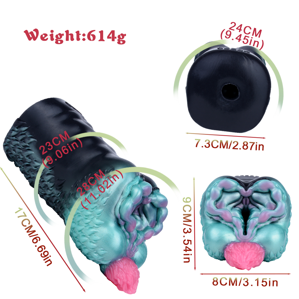 GEEBA-6247 Horned Horse Masturbator for men - Image 2