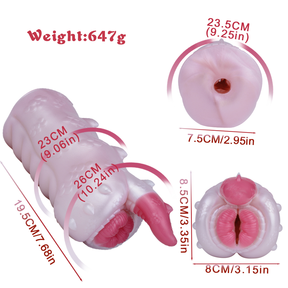 GEEBA-6248 Horned Dragon fantasy Masturbator - Image 2