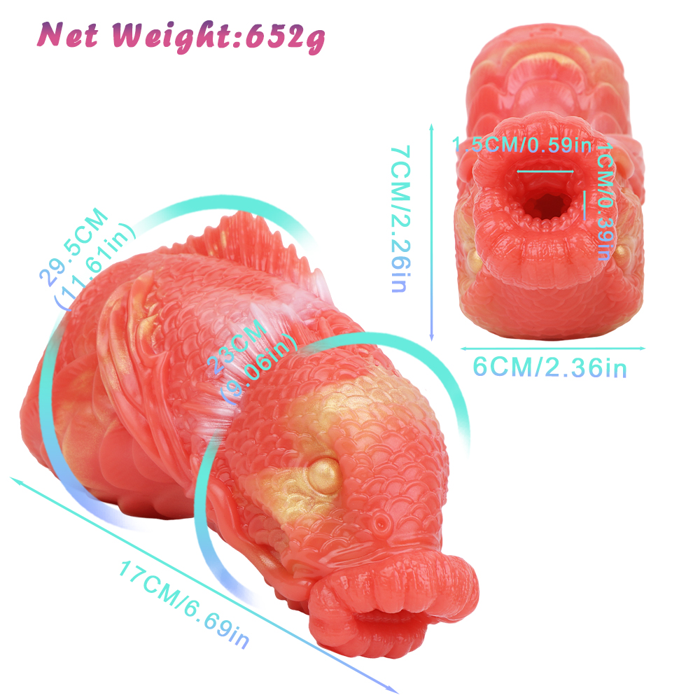 GEEBA-6508 Coral spirit koi silicone masturbations - Image 2