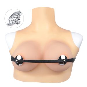 QKKQ-B8146 Sexual Breast Phoenix Feather Spike Dome