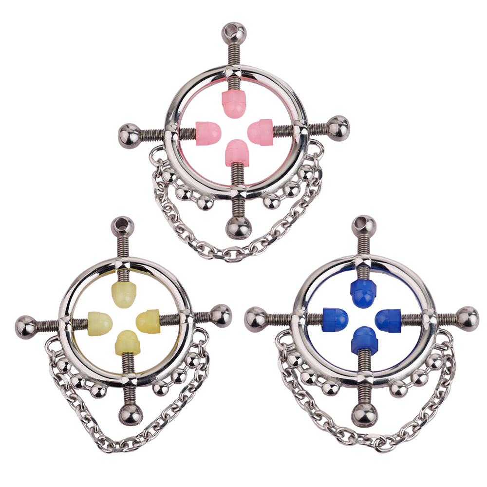 QKKQ-C8084 Nipple Clamps Wandering Heart Chain - Image 6