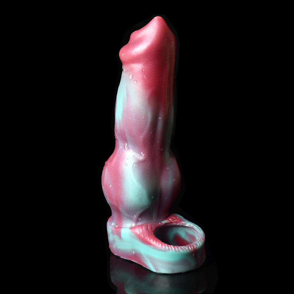 FRRK-303 Silicone Fantasy Cock Sleeve for Male Enlarge - Image 5