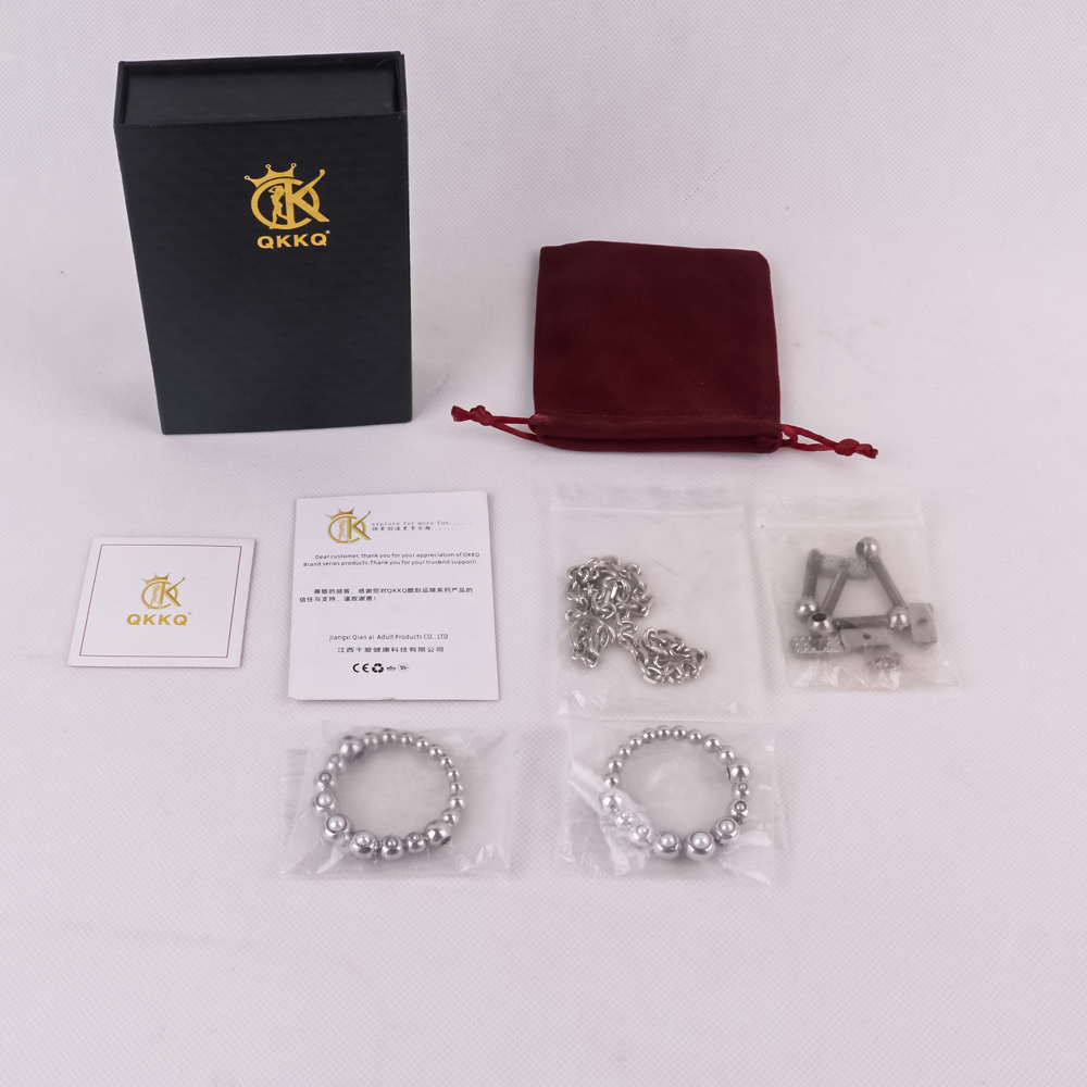 QKKQ-C8049 Nipple Clamps Sky Bead Rings - Image 6