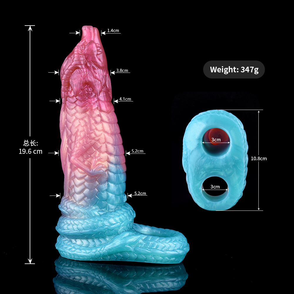 N-HX5138 Kassia Waterproof Fantasy Dick Sleeve for Male Bondage - Image 5