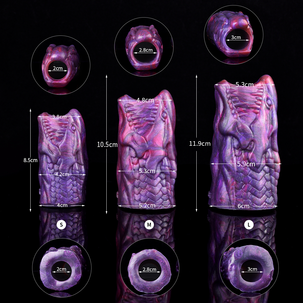 N-PT5154 Kiewit Dragon Fantasy Dildo Sleeve Bondage for Men Sex - Image 2