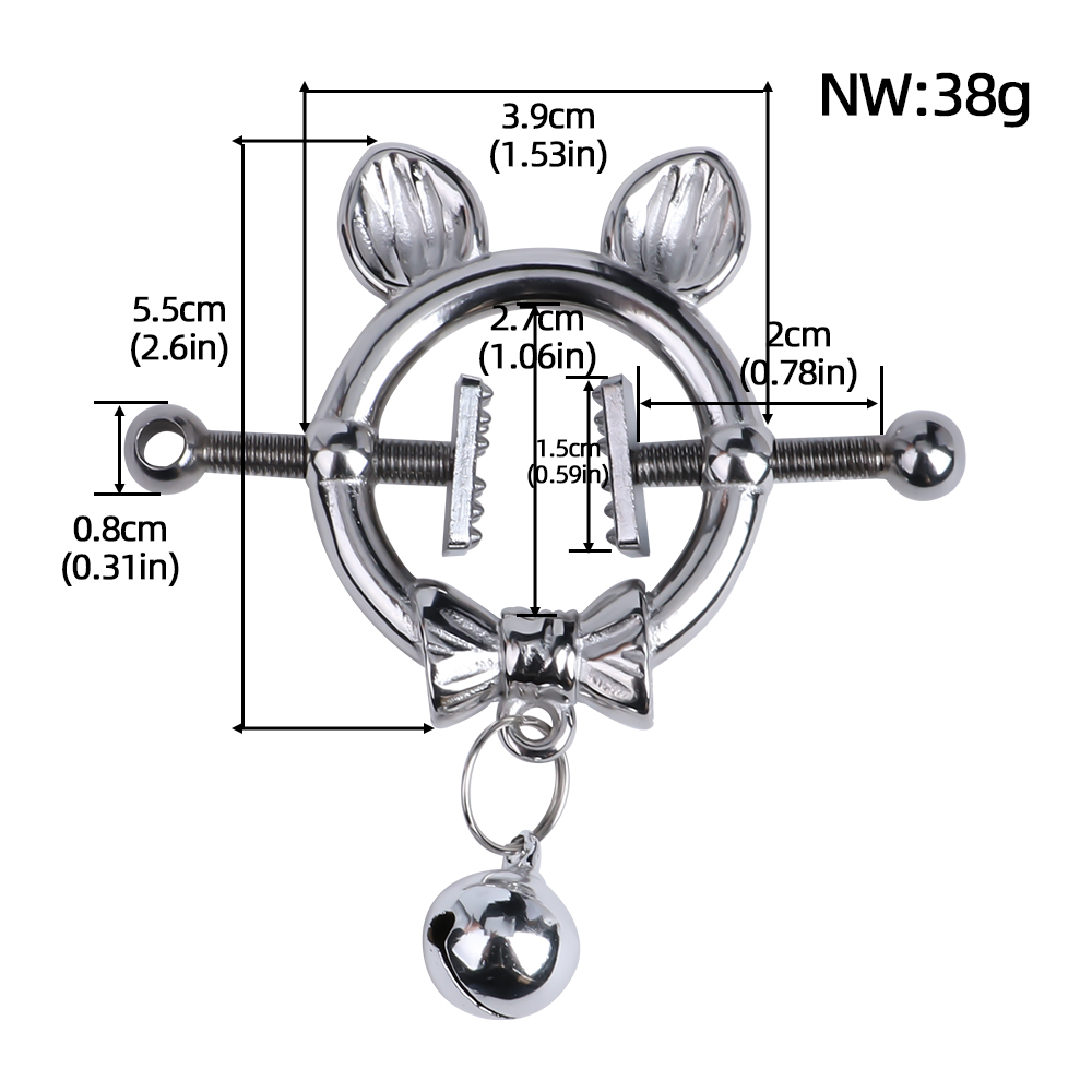QKKQ-C8052 Nipple Clamps Bad Formal Rabbit - Image 2
