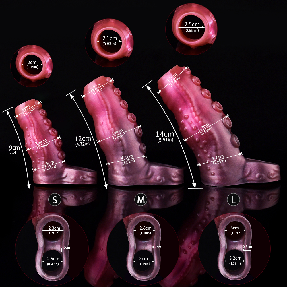 N-DW5165 Scott Fantasy Cock Sleeve for Male Enlargement - Image 6