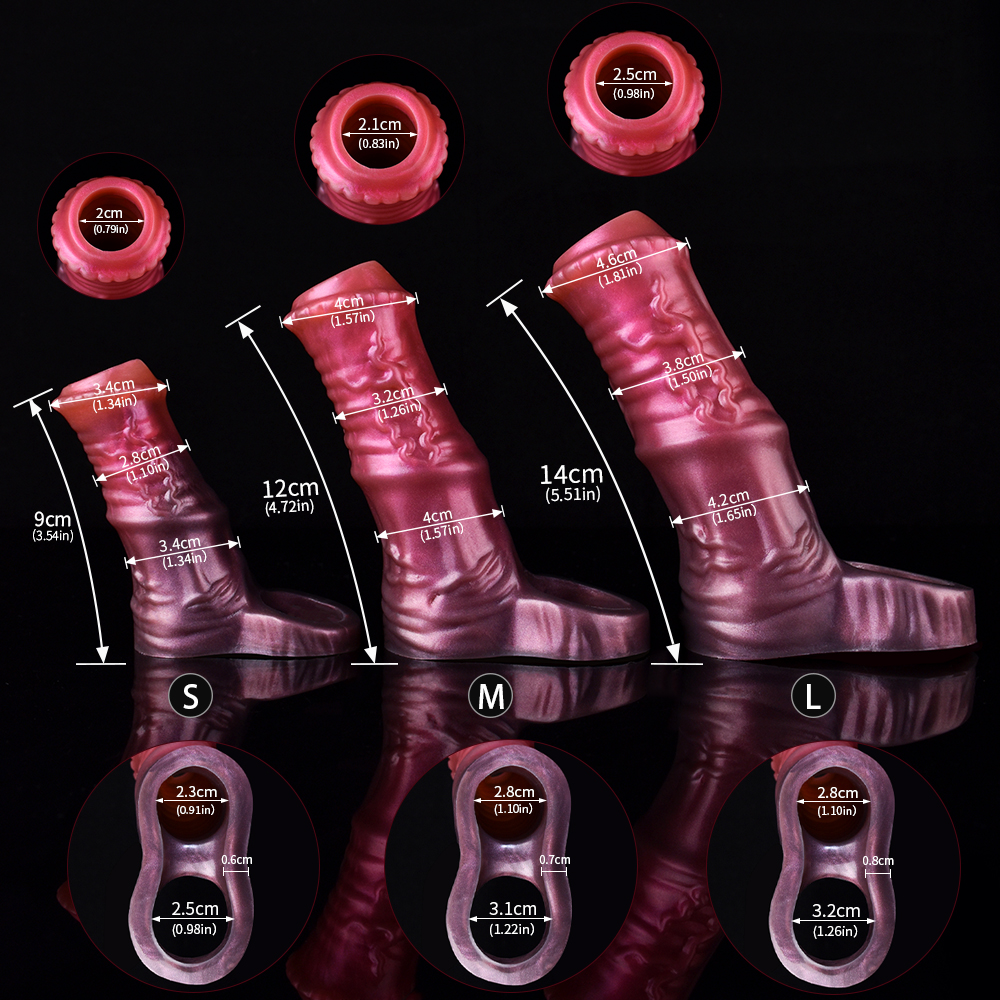 N-DW5169 Horse Harness Phoebe Fantasy Dildo Sleeve for Male Enlargement - Image 6