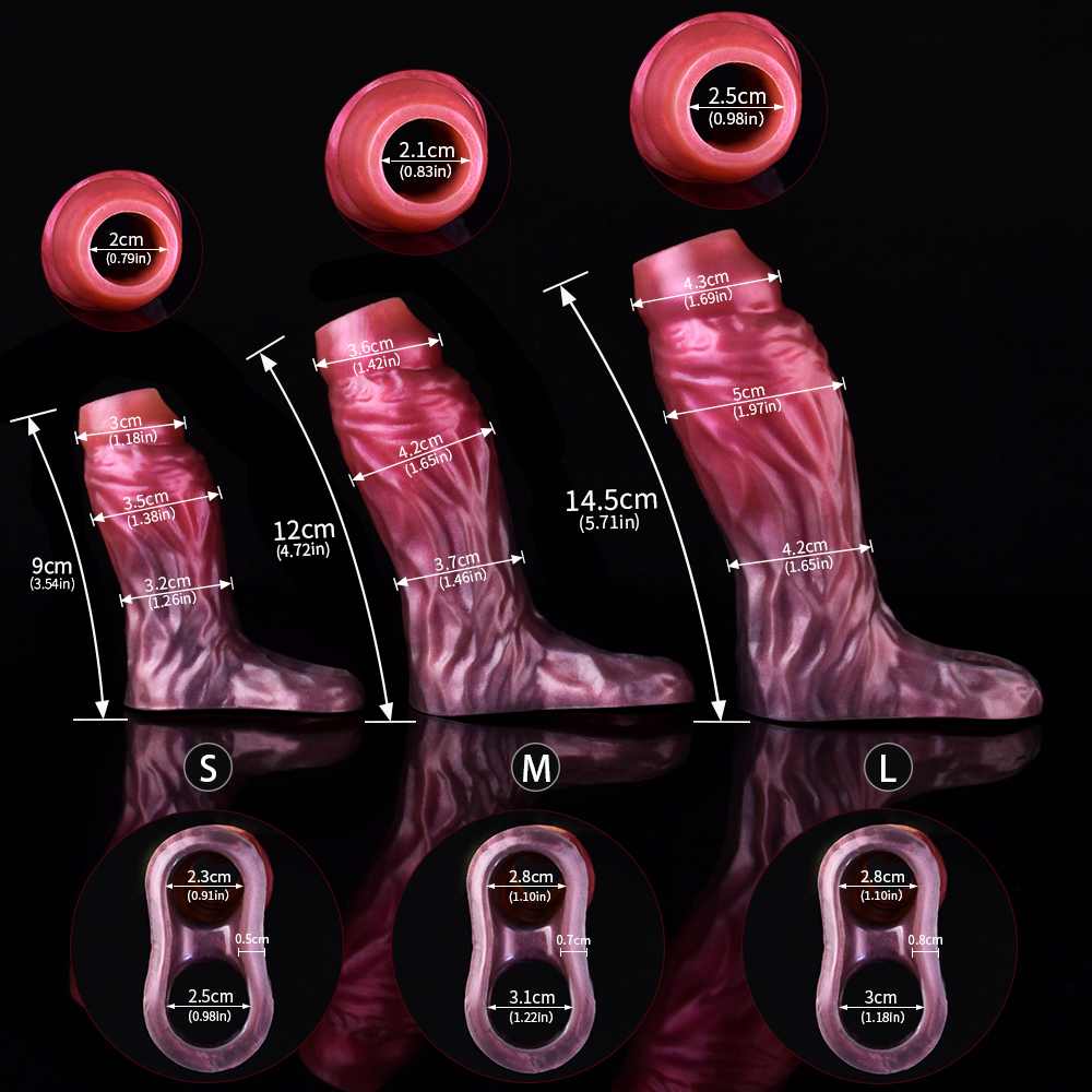 N-DW5171 Sidney Fantasy Dildo Sleeve for Male Delay Ejaculation - Image 5