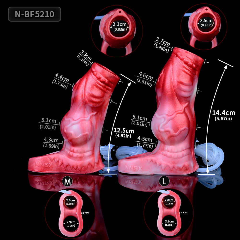 N-DW5210 Aida Fantasy Dick Sleeve for Male Sexual Game - Image 5