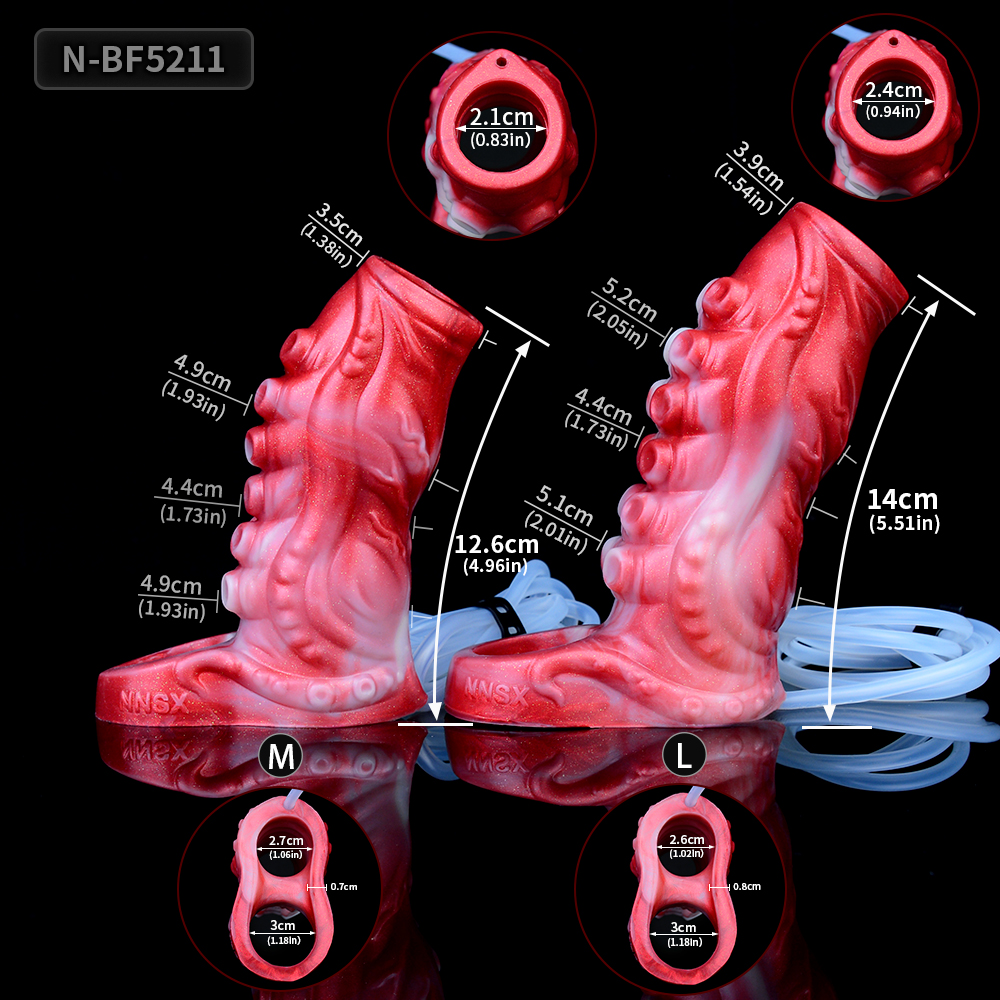 N-DW5211 Eric Fantasy Dick Sleeve for Adult Sexual Game - Image 4