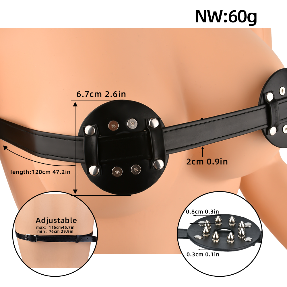 QKKQ-B8090 Nipple Clamps Spiked Breast Binder - Image 2