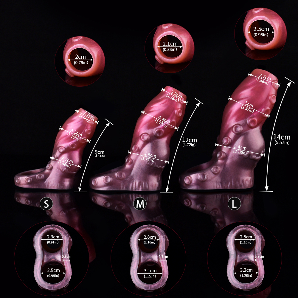 N-DW5164 Octopus Set Samuel Fantasy Penis Sleeve for Male Extender - Image 3