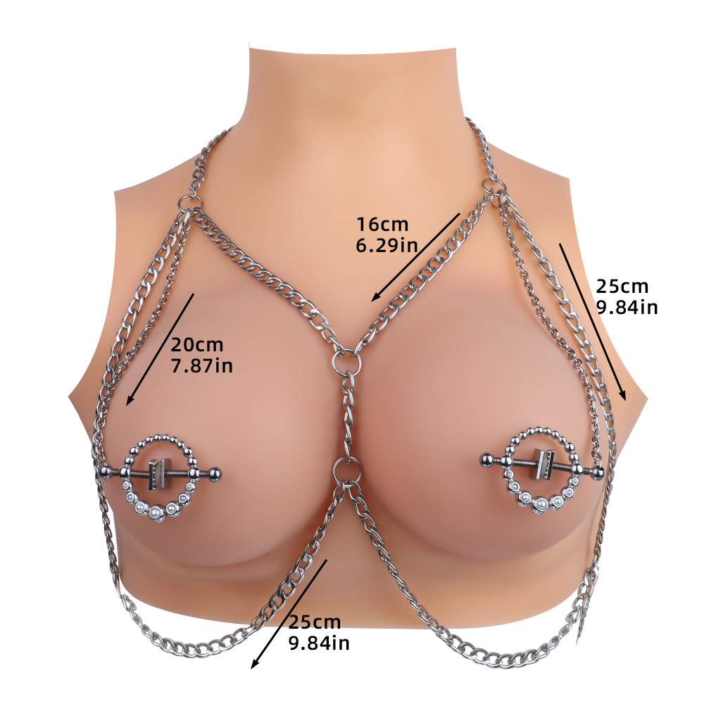 QKKQ-C8049 Nipple Clamps Sky Bead Rings - Image 3