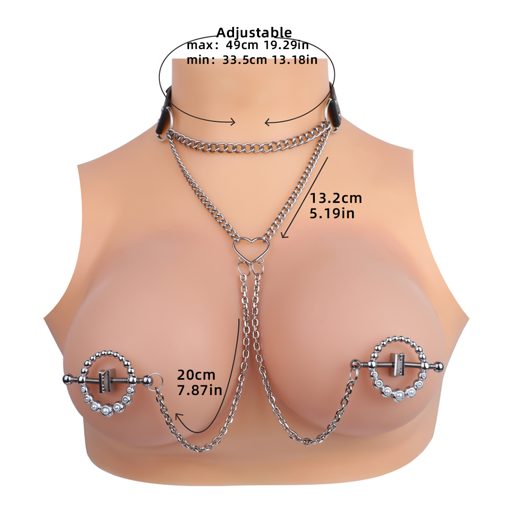 QKKQ-C8049 Nipple Clamps Sky Bead Rings - Image 5